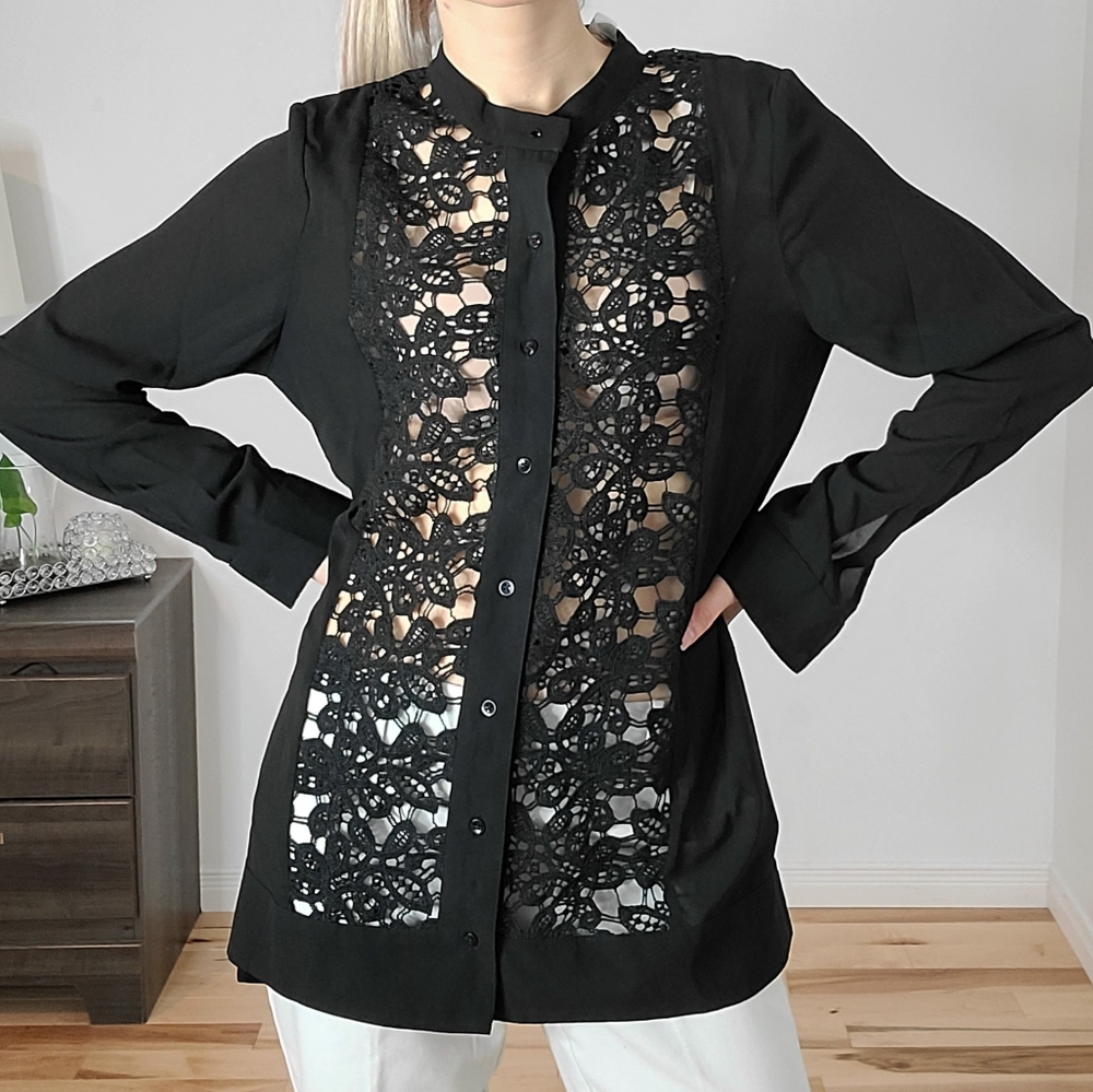 Reitmans long sleeve blouse tunic style